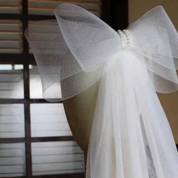 Wedding veil with bow ??? New ?✨✨ main image 6